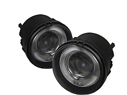 Halo Projector Fog Lights with Switch; Smoked (06-10 Charger)