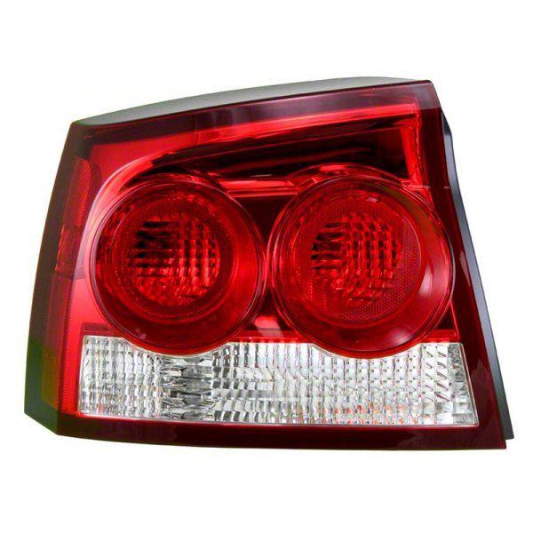 thumbnail image 2 of Evan-Fischer Halogen Tail Light Set For 2015-2017 Dodge Charger - Outer Left & Right, Clear/Red Lens, With Bulbs 2 of 4