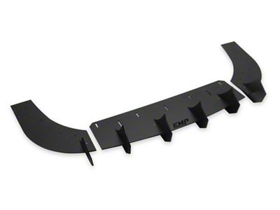 HDPE Rear Diffuser; Matte Black (15-23 Charger)