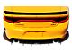 HDPE Rear Diffuser; Matte Black (15-23 Charger)