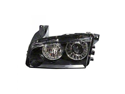 Replacement Headlight Combination Assembly; Driver Side (08-10 Charger w/ Factory Halogen Headlights)