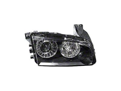 Replacement Headlight Combination Assembly; Passenger Side (08-10 Charger w/ Factory Halogen Headlights)