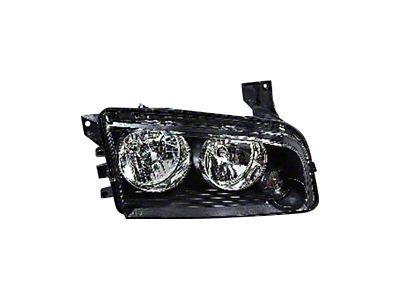 Replacement Halogen Headlight; Passenger Side (06-07 Charger w/ Factory Halogen Headlights)