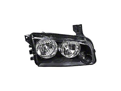 OE Certified Replacement Headlight Combination Assembly; Passenger Side (07-10 Charger w/ Factory Halogen Headlights)
