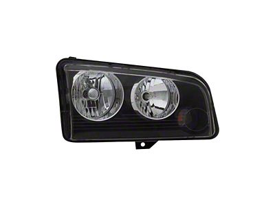 Replacement Headlight Combination Assembly; Passenger Side (08-10 Charger w/ Factory Halogen Headlights)