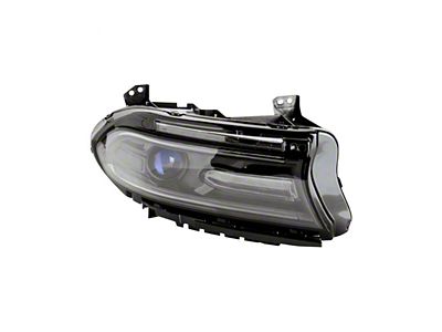 CAPA Replacement Headlight Combination Assembly; Passenger Side (16-19 Charger w/ Factory Halogen Headlights)