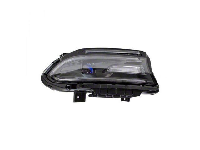 CAPA Replacement Headlight Combination Assembly; Passenger Side (15-16 Charger w/ Factory Halogen Headlights)