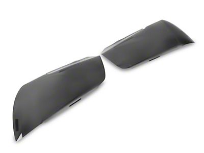 For 2024 Ford Mustang Smoked Black Rear Tail Light Trim Covers