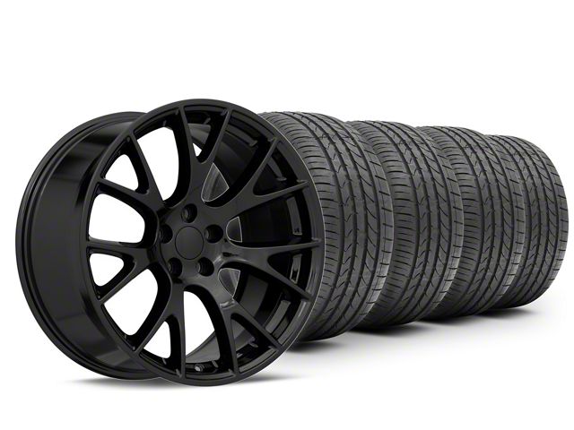 20x9.5 Factory Reproductions Hellcat Style Wheel & Atturo All-Season AZ850 Tire Package (11-23 RWD Charger)