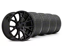 20x9.5 Factory Reproductions Hellcat Style Wheel - 275/40R20 Atturo All-Season AZ850 Tire; Wheel & Tire Package (11-23 RWD Charger)