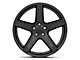Hellcat HC2 Style Satin Black Wheel; Rear Only; 20x11 (11-23 RWD Charger)