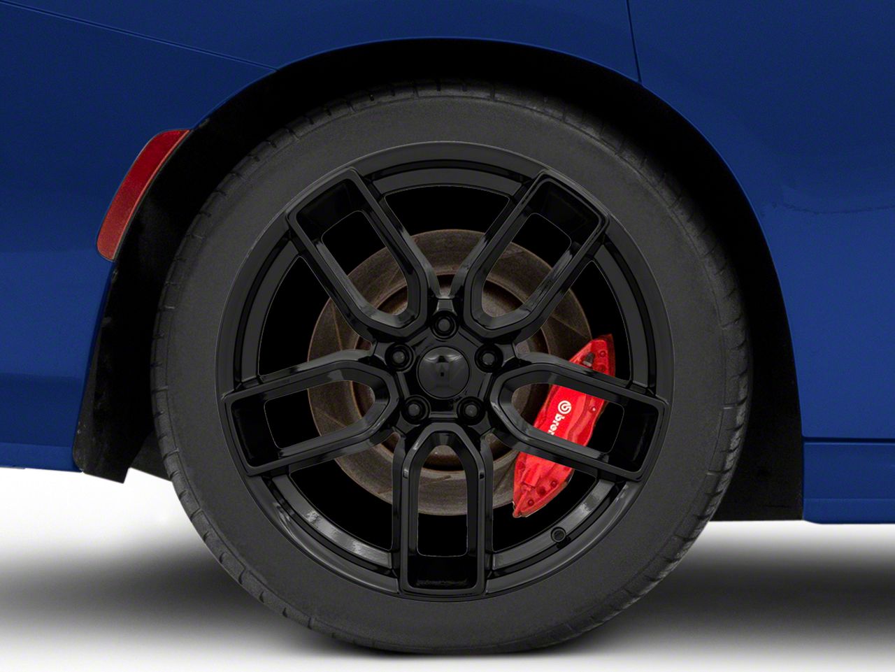 Hellcat Redeye Rims Charger Hellcat Redeye Style Gloss Black Wheel; Rear Only; 20x10.5 ...