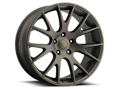 Hellcat Style Bronze Wheel; Rear Only; 20x10.5; 25mm Offset (11-23 RWD Charger)