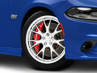 Hellcat Style Chrome Wheel; 20x9; 18mm Offset (11-23 RWD Charger)