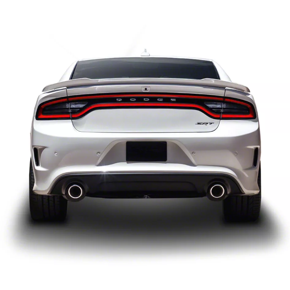 Hellcat Rear Spoiler Charger Hellcat Style Flush Mount Rear Deck Spoiler; Bright White (14 ...