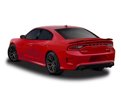 Hellcat Style Flush Mount Rear Deck Spoiler; Torred Red (14-23 Charger)