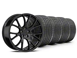 20x9 Hellcat Style Wheel - 275/40R20 Atturo All-Season AZ850 Tire; Wheel & Tire Package (11-23 RWD Charger, Excluding Widebody)