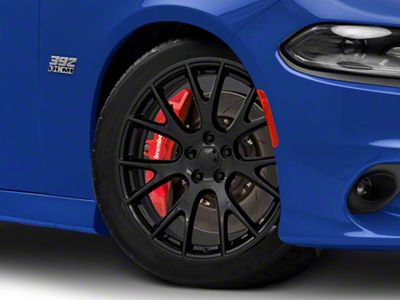 Hellcat Style Gloss Black Wheel; 20x9.5 (11-23 RWD Charger)