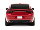 Hellcat Style Rear Spoiler; Gloss Black (15-23 Charger)