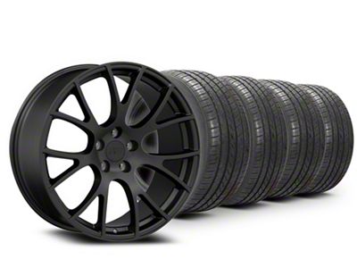 20x9 Hellcat Style Wheel & Lionhart All-Season LH-Five Tire Package (11-23 RWD Charger, Excluding Widebody)