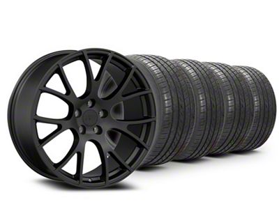 20x9 Hellcat Style Wheel - 275/40R20 Lionhart All-Season LH-Five Tire; Wheel & Tire Package (11-23 RWD Charger, Excluding Widebody)