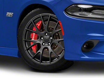 Hellcat Style Satin Black Wheel; 22x9; 18mm Offset (11-23 RWD Charger)