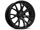 Hellcat Style Satin Black Wheel; 22x9 (11-23 RWD Charger)