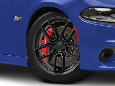 Hellcat Widebody Style Gloss Black Wheel; 20x9.5; 15mm Offset (11-23 RWD Charger)
