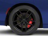 Hellcat Widebody Style Satin Black Wheel; Rear Only; 20x10.5; 22mm Offset (11-23 RWD Charger, Excluding Widebody)