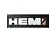 HEMI Engine Shroud Letters; Brushed (06-15 5.7L HEMI Charger)