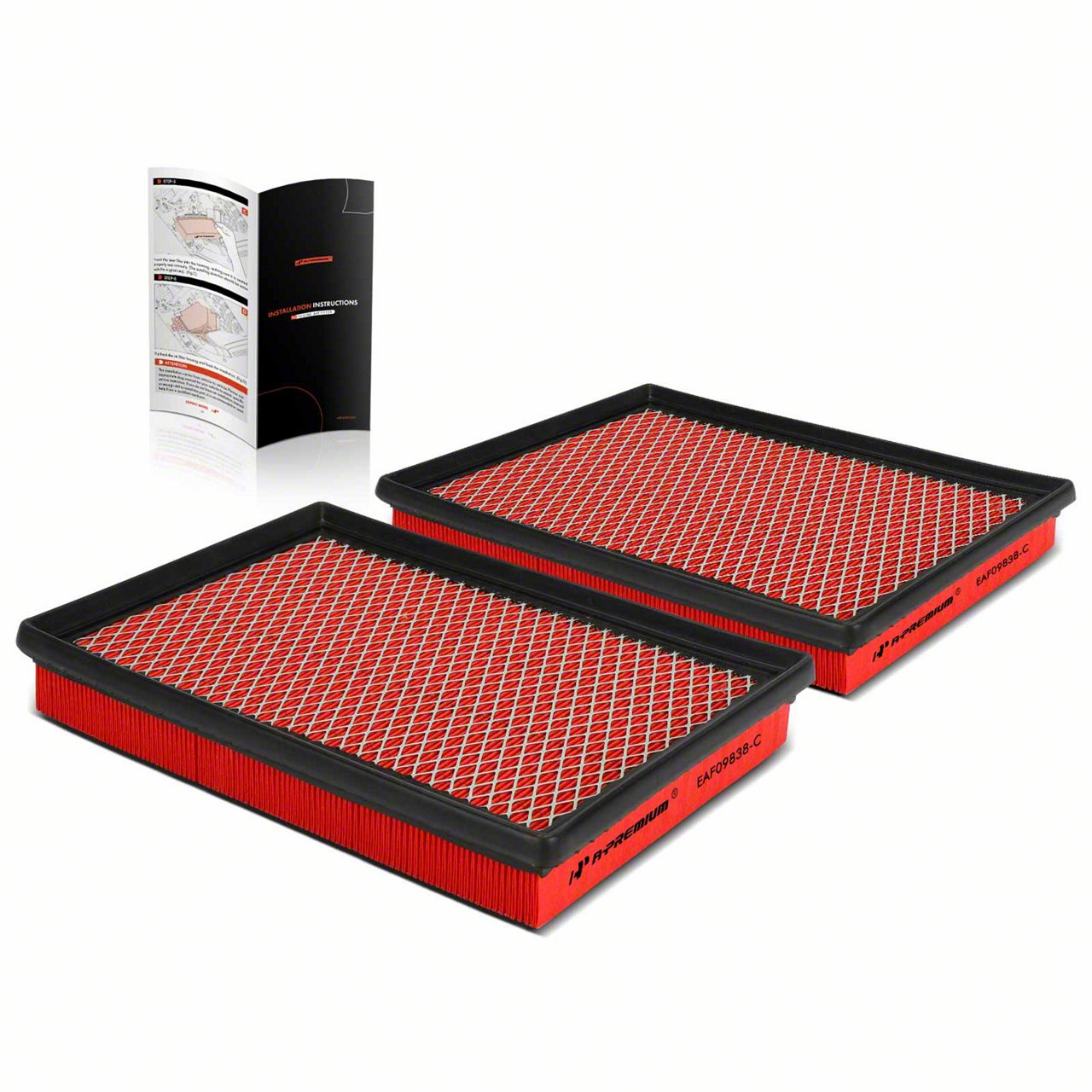 Charger High Performance Engine Air Filters; Set of Two (06-10 Charger ...