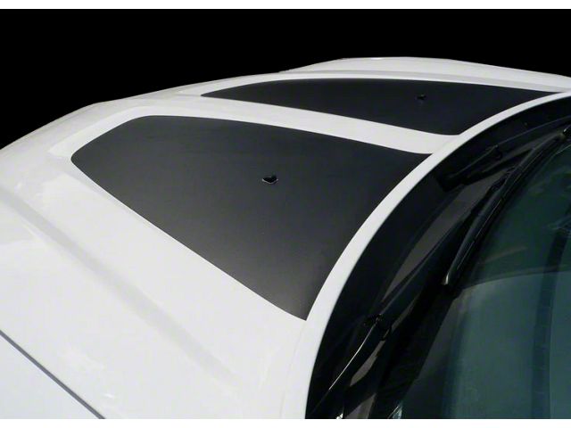 Hood Accent Blackout Stripes; Gloss Black (11-14 Charger)