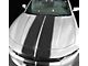 Over-The-Top Double Stripes with Pinstripes; Matte Black (15-18 Charger)