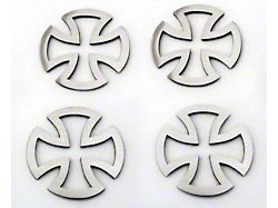 Iron Cross Emblems; Polished (Universal; Some Adaptation May Be Required)
