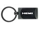 HEMI Two-Tone Rectangular Key Fob; Gunmetal