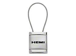 HEMI Satin-Chrome Cable Key Fob 