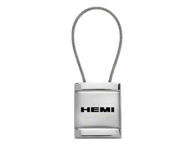 HEMI Satin-Chrome Cable Key Fob