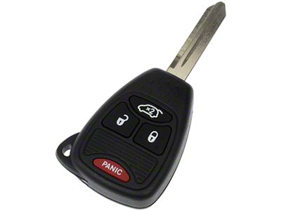 Keyless Entry Remote; 4-Button (06-07 Charger)