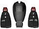 Keyless Entry Remote Case; Black (08-10 Charger)