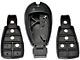 Keyless Entry Remote Case; Black (08-10 Charger)
