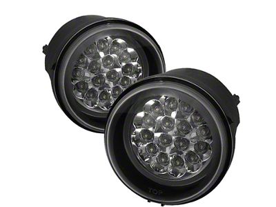 LED Fog Lights with Switch; Clear (06-10 Charger)