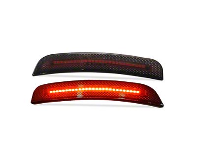 LED Front Side Marker Lights; Smoked (15-23 Charger, Excluding Widebody)
