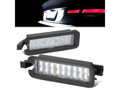 LED License Plate Lights; White (15-23 Charger)