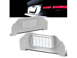 LED License Plate Lights; White (06-14 Charger)