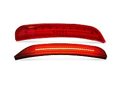 LED Rear Side Marker Lights; Red (15-23 Charger, Excluding Widebody)
