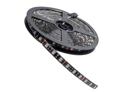 Oracle 12-Inch Black Backing Exterior LED Flexible Strip; UV/Purple (Universal; Some Adaptation May Be Required)