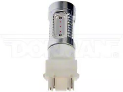 LED Switchback Bulb; White/Amber; 3157