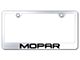 MOPAR Laser Etched License Plate Frame (Universal; Some Adaptation May Be Required)