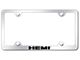 HEMI Laser Etched Wide Body License Plate Frame (Universal; Some Adaptation May Be Required)