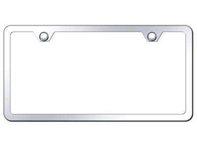 2-Hole Slimline License Plate Frame (Universal; Some Adaptation May Be Required)